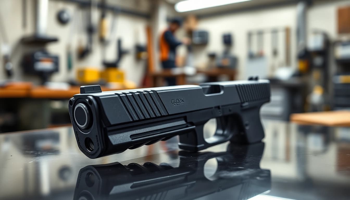 Inspecting the glock 48 oem slide reveals its precision-engineered features and quality design.