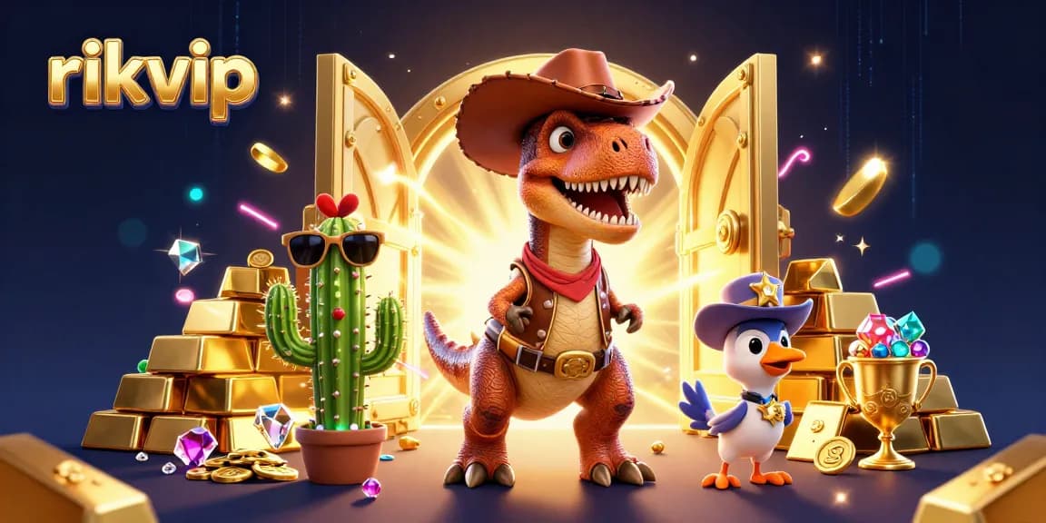Experience thrilling adventures with rikvip in a vibrant casino scene filled with excitement and treasures.
