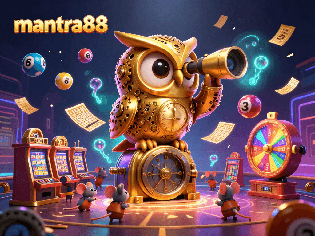 Win big at mantra88 exploring vibrant casino games in an engaging 3D illustration.