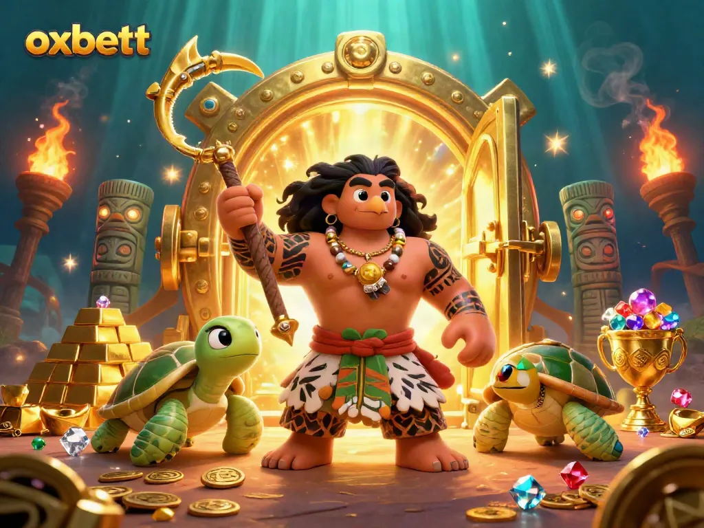 Experience thrilling gaming at Oxbett with vibrant 3D casino treasures and characters