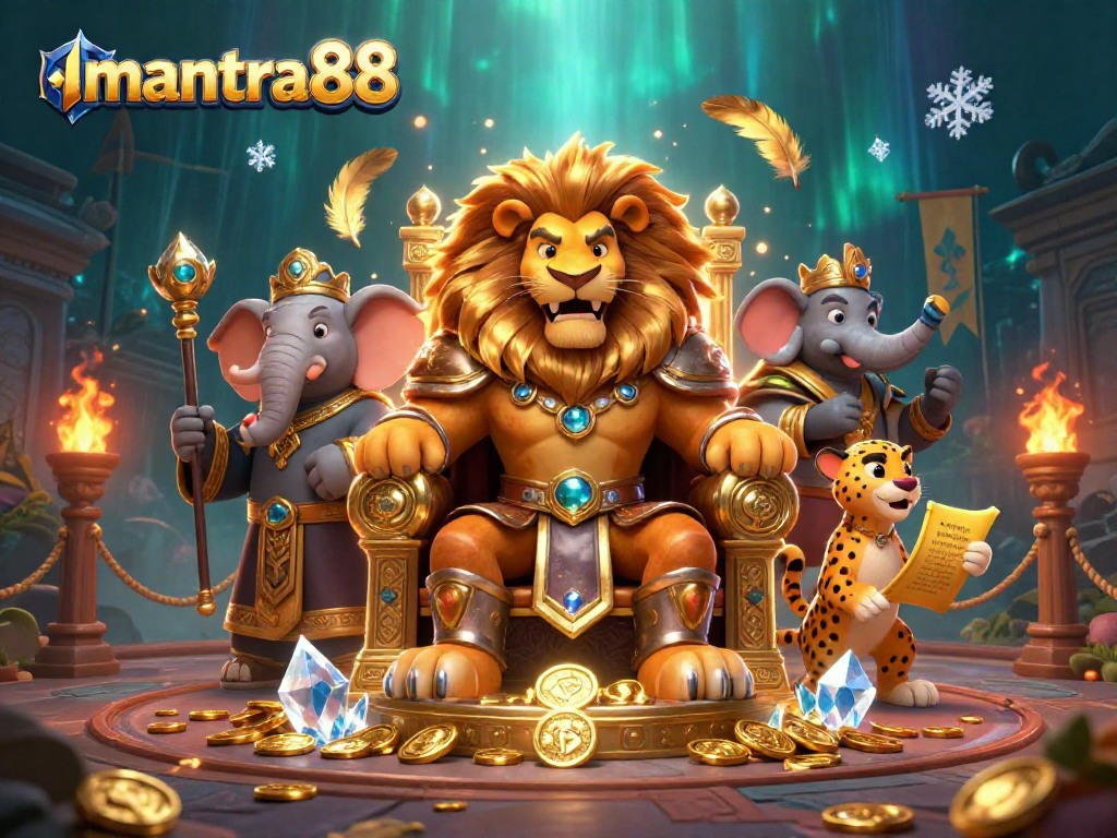 Experience thrilling wins at mantra88 with a vibrant scene of regal casino characters powering the jackpot action.
