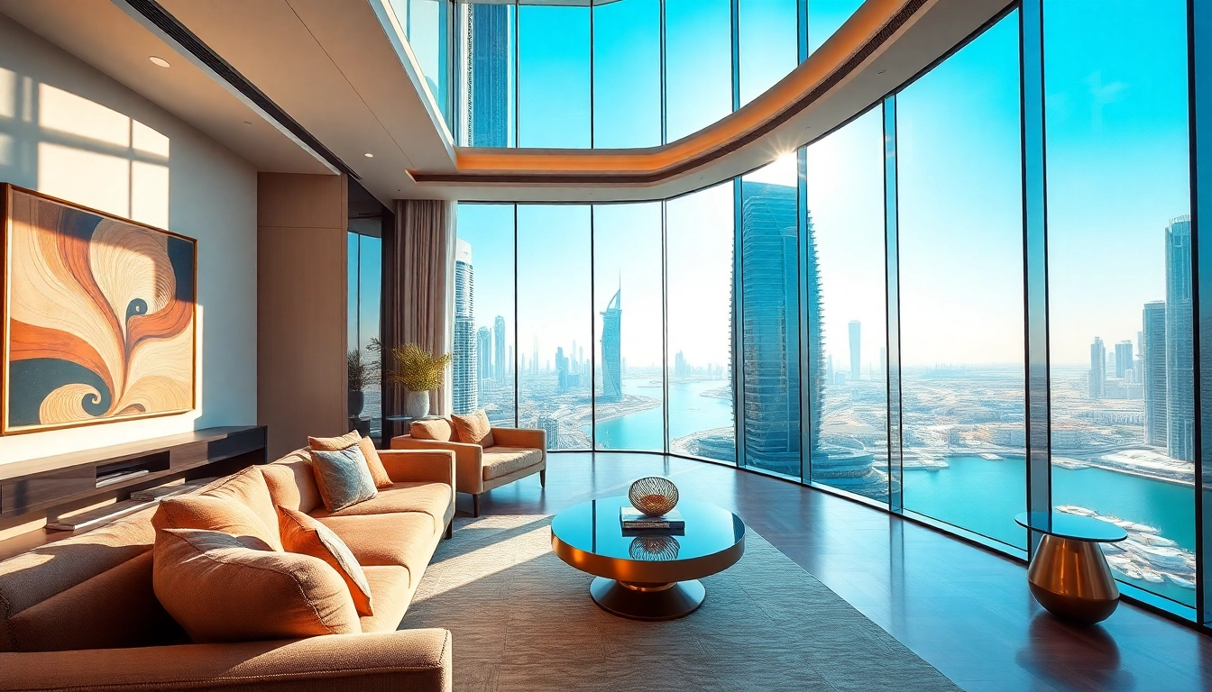 Discover the elegance of a luxury appartment in dubai with breathtaking skyline views and modern decor.
