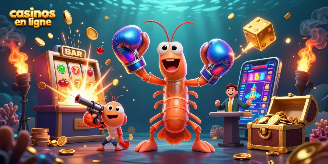 Gagnez des jackpots incroyables avec les casinos en ligne et nos mascottes sous-marines audacieuses!