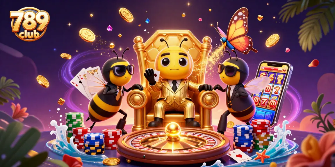 Win big at 789 club as cartoon characters enjoy lavish casino thrills with golden coins and roulette!