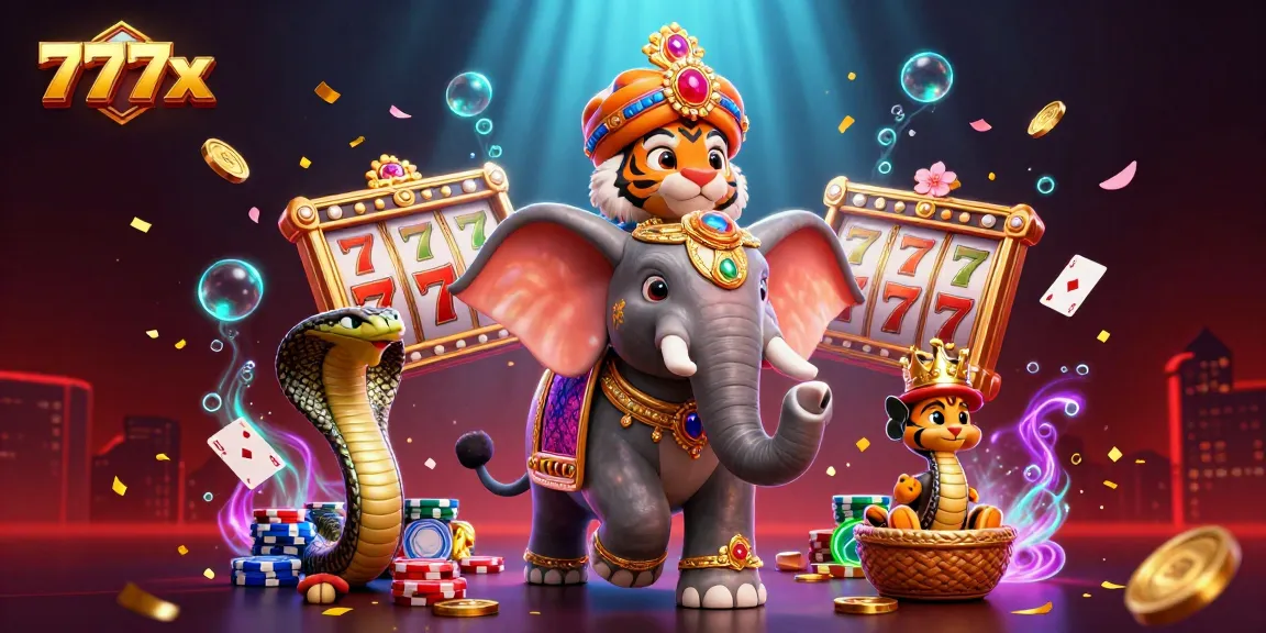 Experience the excitement of 777x online casino with vibrant characters in a rich, dynamic scene.