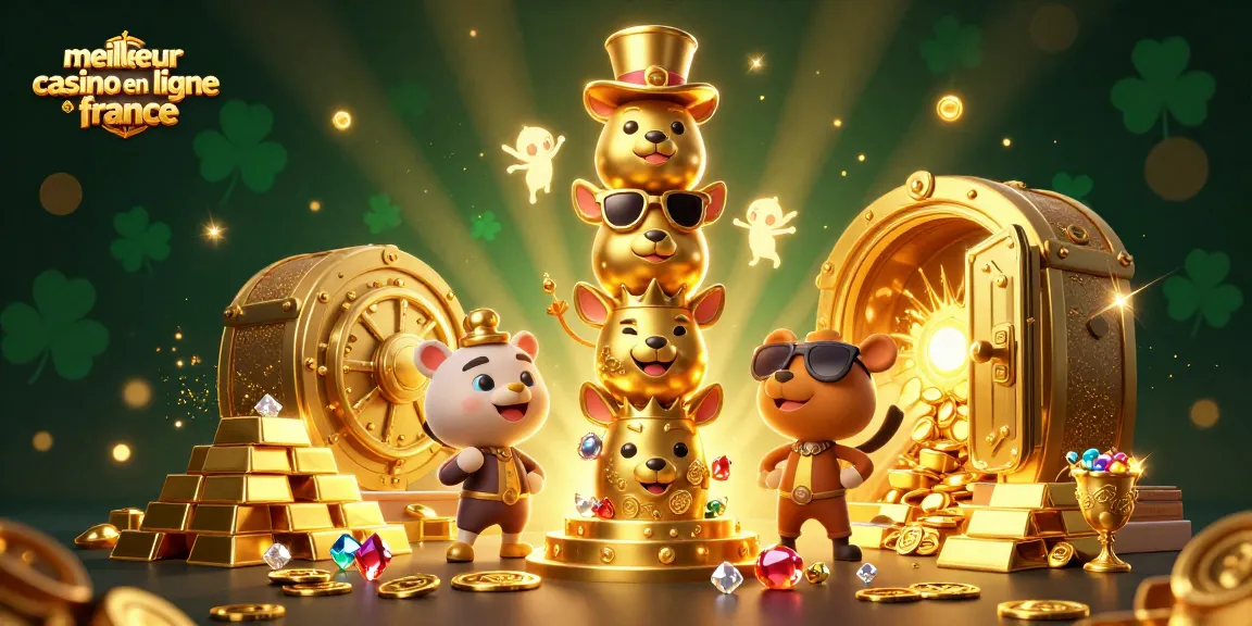 Gagnez avec le meilleur casino en ligne France, entouré de trésors dorés et de jeux passionnants.