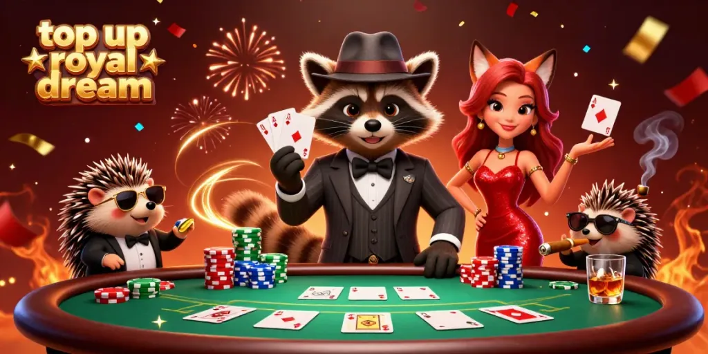 Top up royal dream dengan cara mudah dan aman, sebelum dapat tiket Lucky Spin.