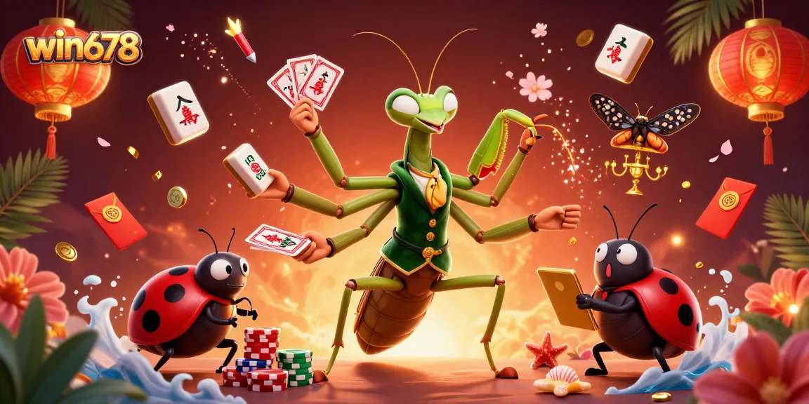 Play exciting games at win678 with a vibrant casino scene and dynamic characters.