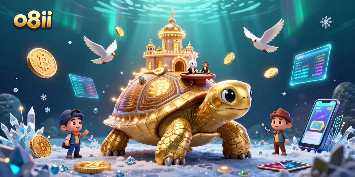 Engage with exciting betting opportunities at o8ii, featuring a vibrant illustrated casino scene with rabbit dealer and gold coins.