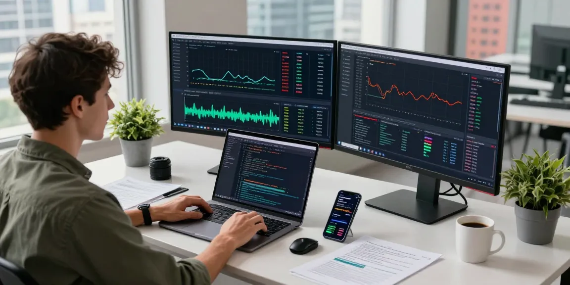 实时外汇API开发工作环境,展示黄金程序化交易数据的动态交易界面与技术分析。