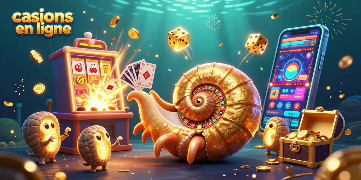 Profitez de casinos en ligne avec des jackpots explosifs dans cette illustration 3D riche en détails.