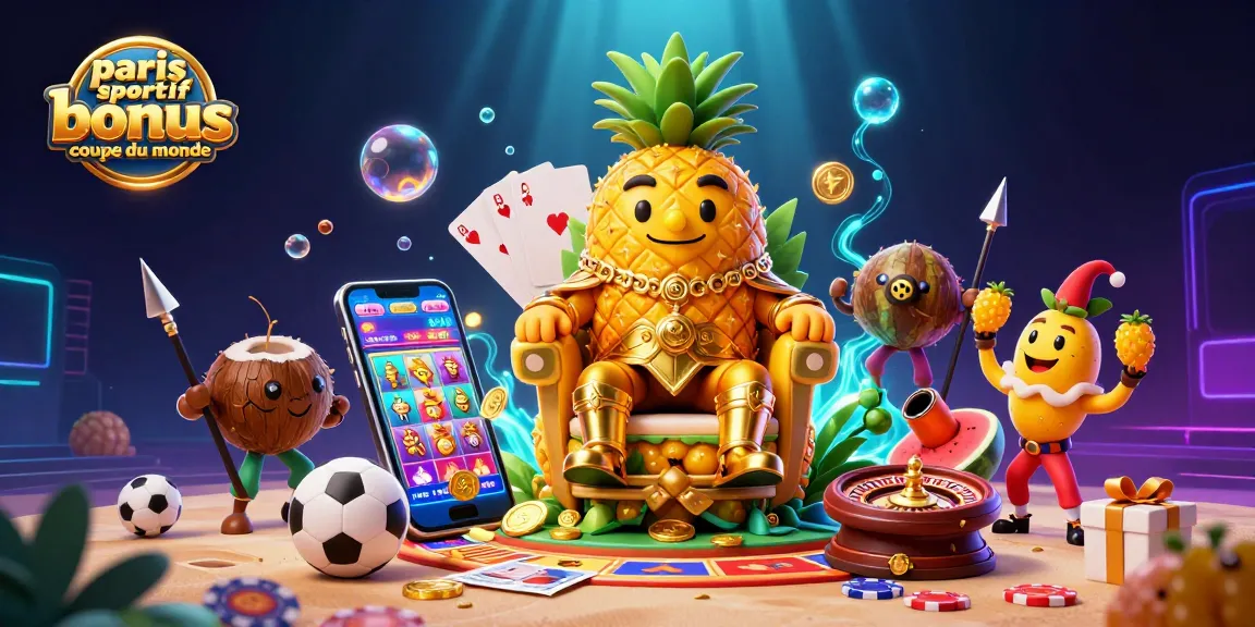 Plongez dans l'univers des paris sportifs avec ce visuel vibrant sur le bonus coupe du monde.