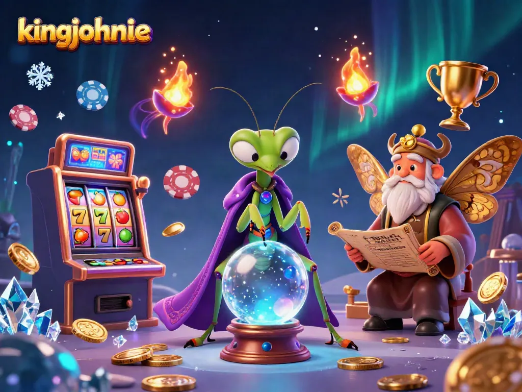 Experience kingjohnnie's thrilling slots with vibrant characters and magical elements