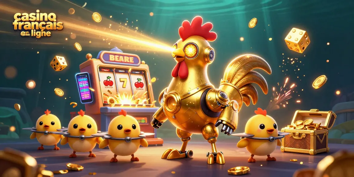 Jouez et gagnez sur le casino français en ligne avec des machines à sous colorées et des personnages animés.